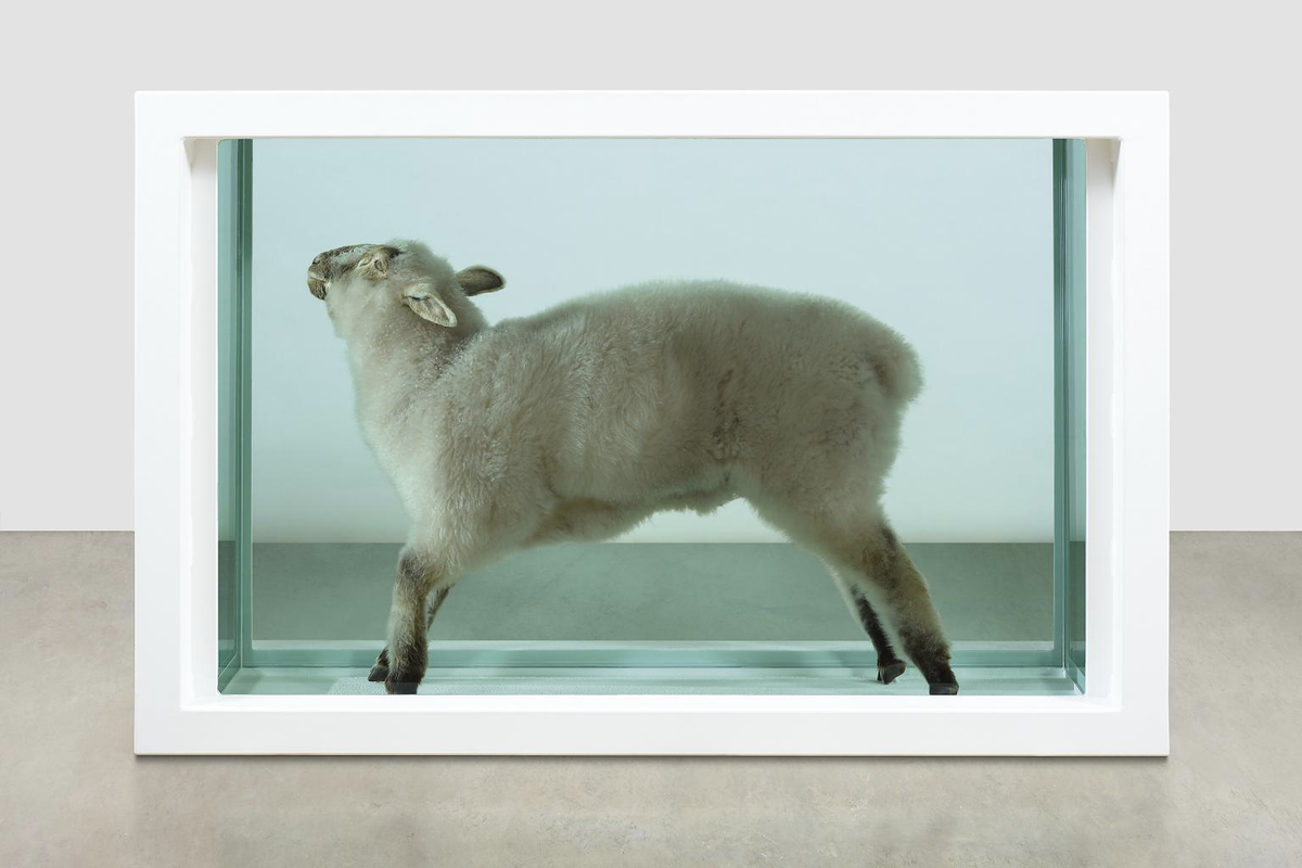 Fig. 4. Damien Hirst, Away from the Flock [Lejos del rebaño]